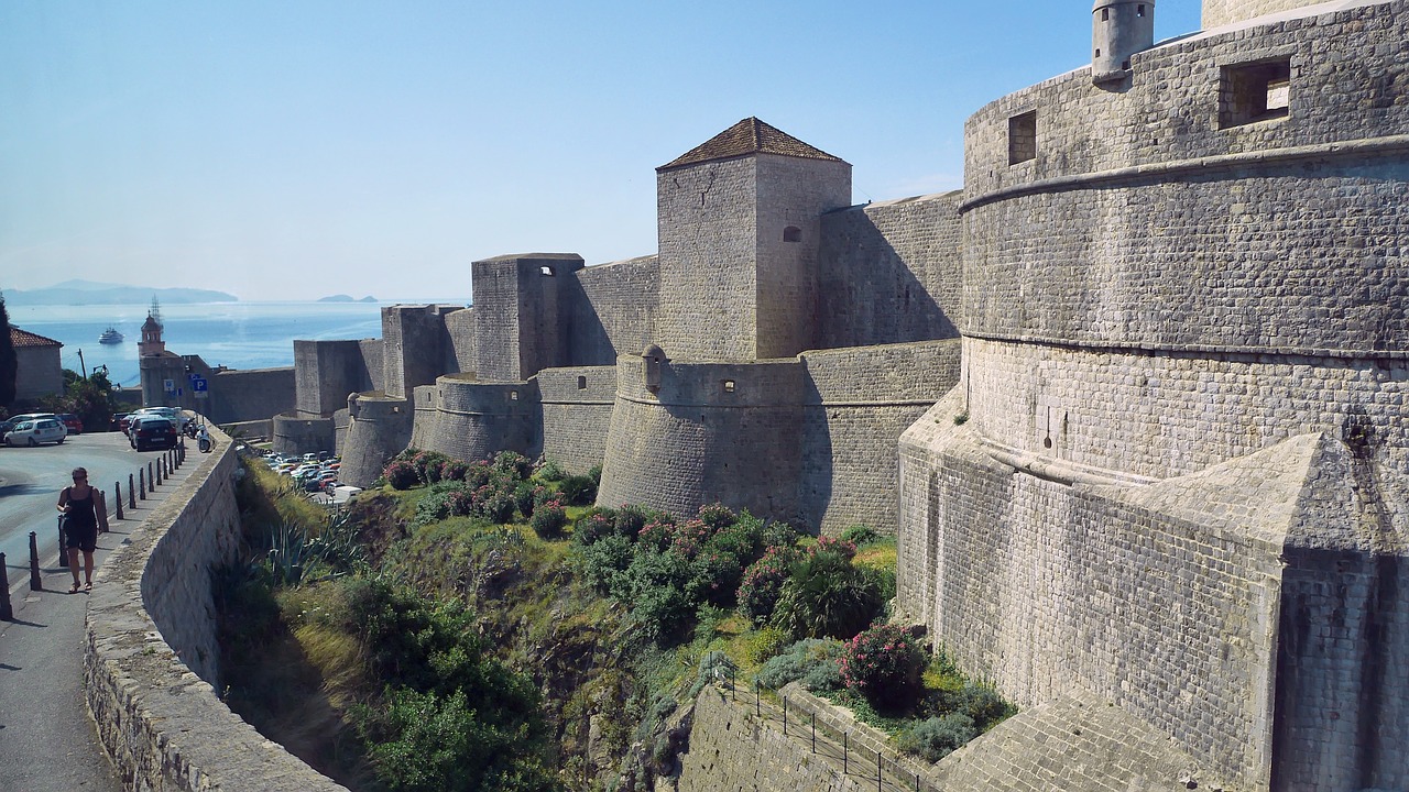 Dubrovnik,  Sienos,  Bastionai, Nemokamos Nuotraukos,  Nemokama Licenzija