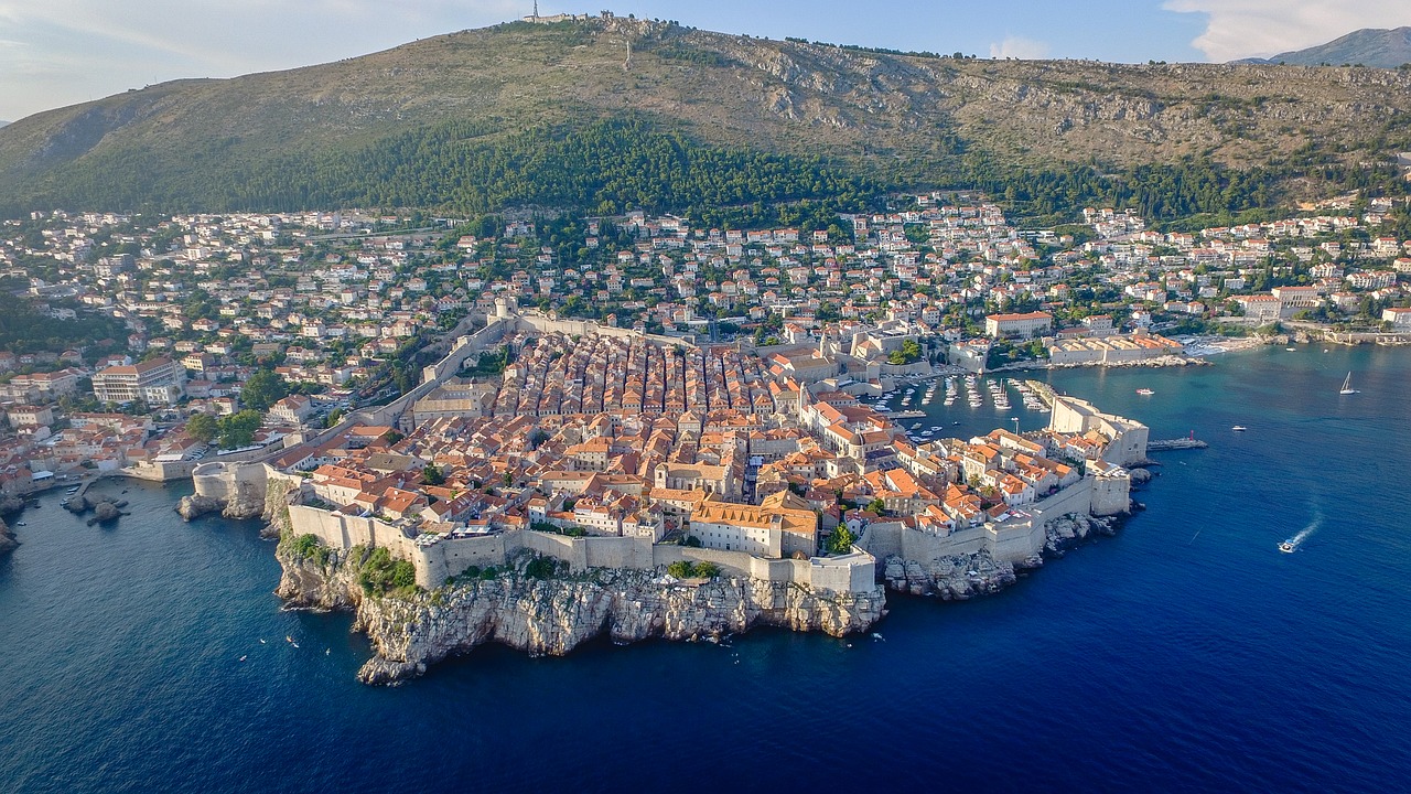 Dubrovnik City, Dubrovnik, Kroatija, Kelionė, Architektūra, Adrijos Regionas, Europa, Miestas, Mėlynas, Dalmatija