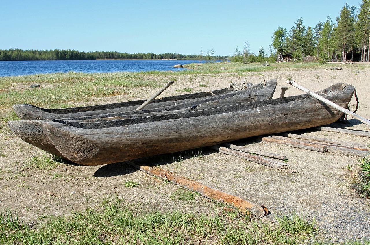 Buldozeriai, Finland, Kraštovaizdis, Upė, Vanduo, Miškas, Medžiai, Gamta, Lauke, Vasara