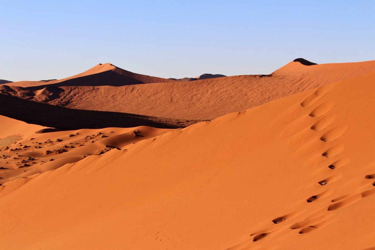 Dune,  Namibija,  Afrikoje,  Dykuma,  Smėlis,  Sausas,  Perdžiūvusi,  Nuotykių,  Pobūdį,  Sunrise