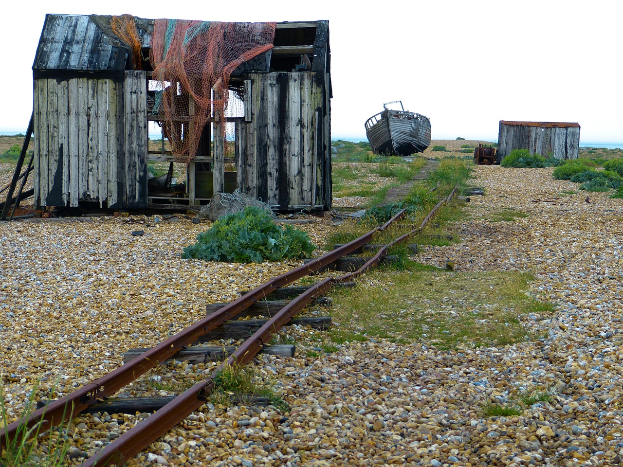 Dungeness, Romėnų Pelkė, Anglija, Kent, Pietų Liauka, Namelis, Žvejo Kiemelis, Sudegino, Sudegė, Sunaikinta