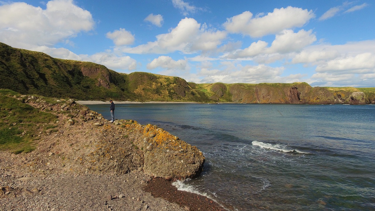 Dunnottar,  Pilis,  Papludimys,  Uolos, Nemokamos Nuotraukos,  Nemokama Licenzija