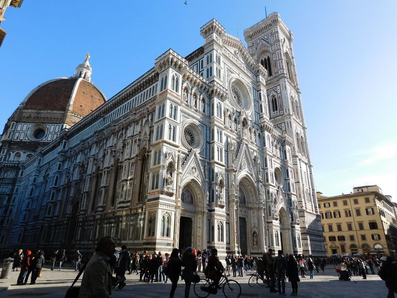 Duomo, Florencija, Paminklas, Toskana, Turizmas, Kraštovaizdis, Architektūra, Bažnyčia, Italy, Nemokamos Nuotraukos