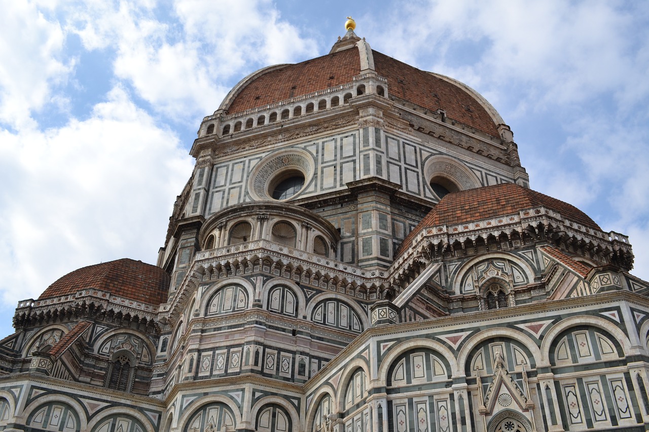 Duomo, Florencija, Šventė, Vitražas, Toskana, Paminklas, Italy, Architektūra, Bažnyčia, Kupolas