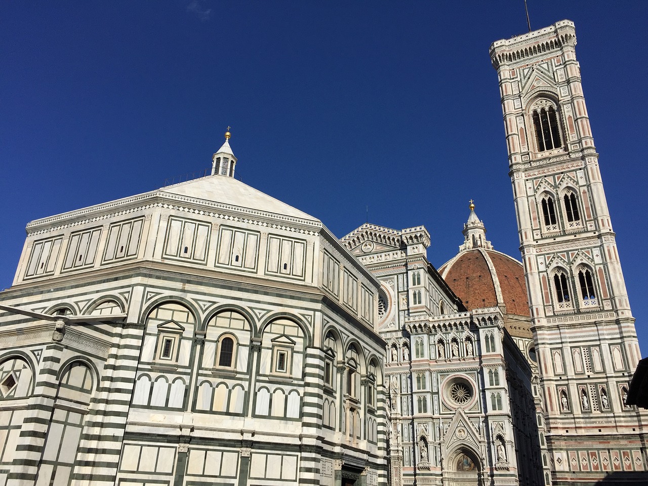Duomo, Baptistery, Kampanelis, Florencija, Toskana, Istorija, Nemokamos Nuotraukos,  Nemokama Licenzija