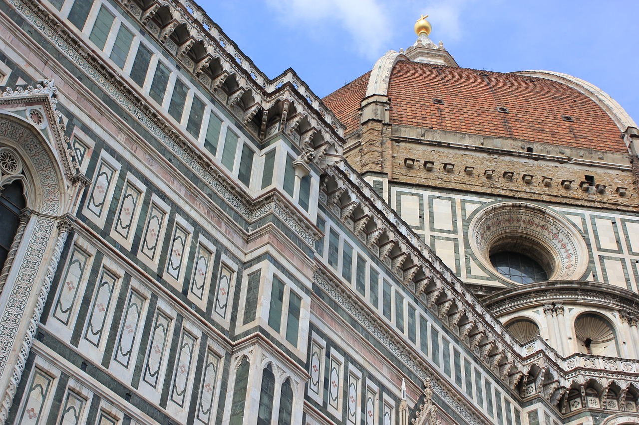Duomo, Florencija, Bažnyčia, Architektūra, Italy, Florencijos Kupolas, Bazilika, Sienos, Katedra, Toskana