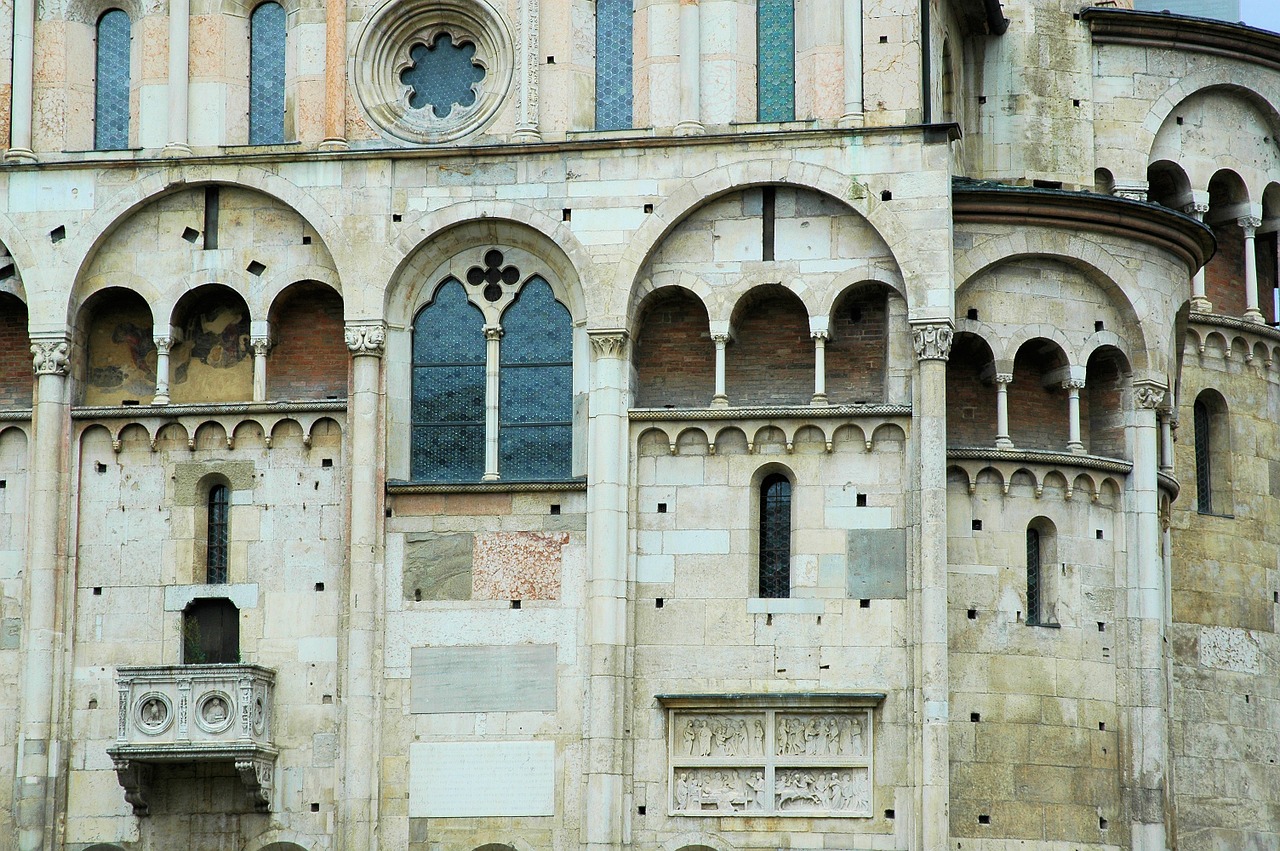 Duomo Di Modena, Duomo, Katedra, Modena, Girlandina, Italy, Romano, Nemokamos Nuotraukos,  Nemokama Licenzija