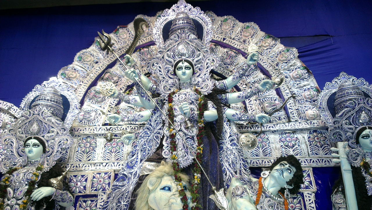 Durga,  Kolkata,  Calcutta,  Šventas,  Dievas,  Puja,  Durga Puja,  Garbinimas,  Hinduizmas,  Hindu