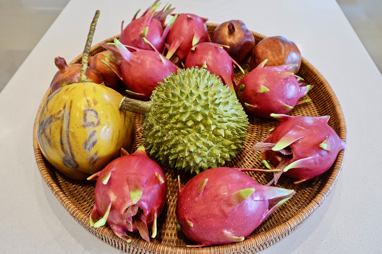 Durian, Drakono Vaisius, Atogrąžų, Egzotiškas, Vaisiai, Dubuo, Rodyti, Nemokamos Nuotraukos,  Nemokama Licenzija