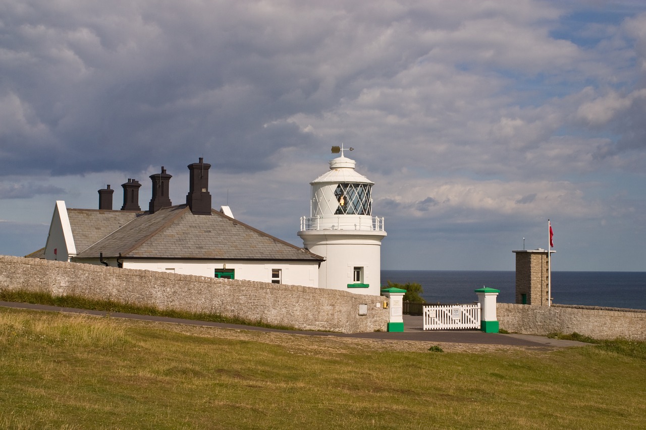 Durlston, Dorset, Kranto, Švyturys, Uk, Britanija, Britanija, Anglija, Anglų, Europa