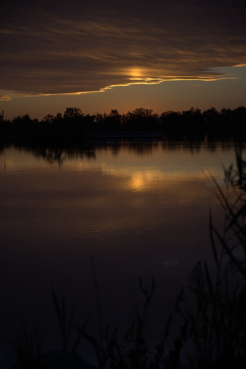 Dusk, Vanduo, Saulėlydis, Dangus, Gamta, Kraštovaizdis, Atspindys, Vasara, Vaizdingas, Vakaras