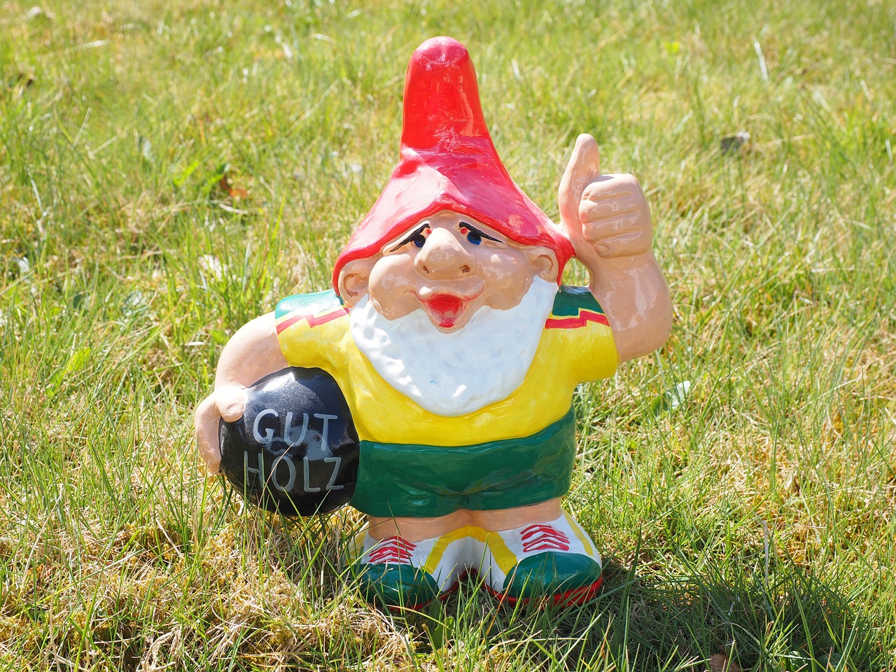 Nykštukas, Nykščiai Aukštyn, Prima, Sodo Gnome, Figūra, Žarnos, Viršuje, Sodo Apdaila, Gartendeko, Deko