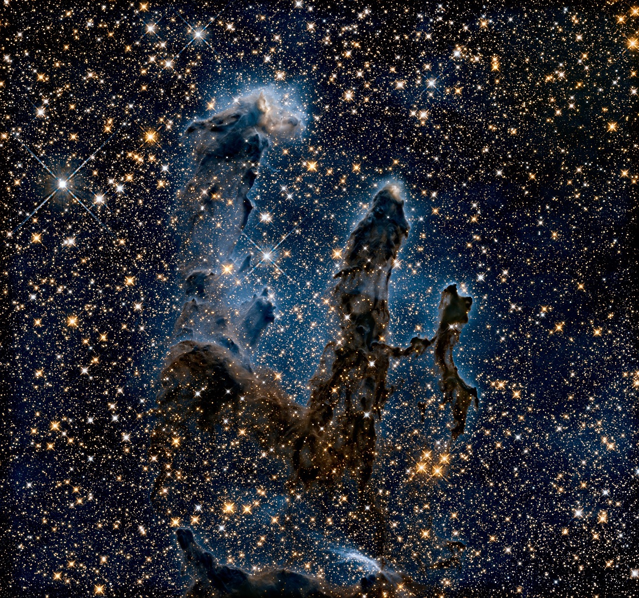 Erelio Migla, Kūrimo Ramsčiai, M16, Ngc 6611, Emisijos Ūkas, Serpens, Kosmosas, Erdvė, Dulkės, Žvaigždės
