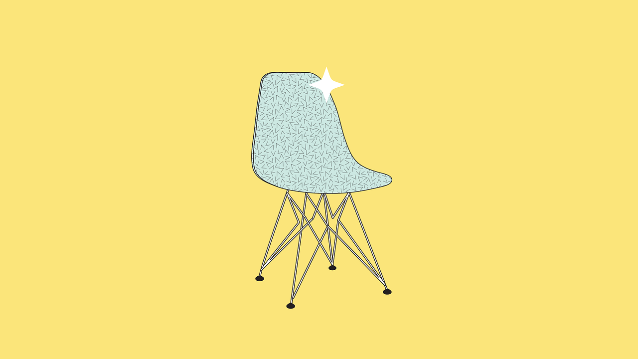 Kėdė, Dizainas, Modelis, Geltona, 1960, 60-Tieji Metai, Baldai, Nemokama Vektorinė Grafika, Nemokamos Nuotraukos,  Nemokama Licenzija