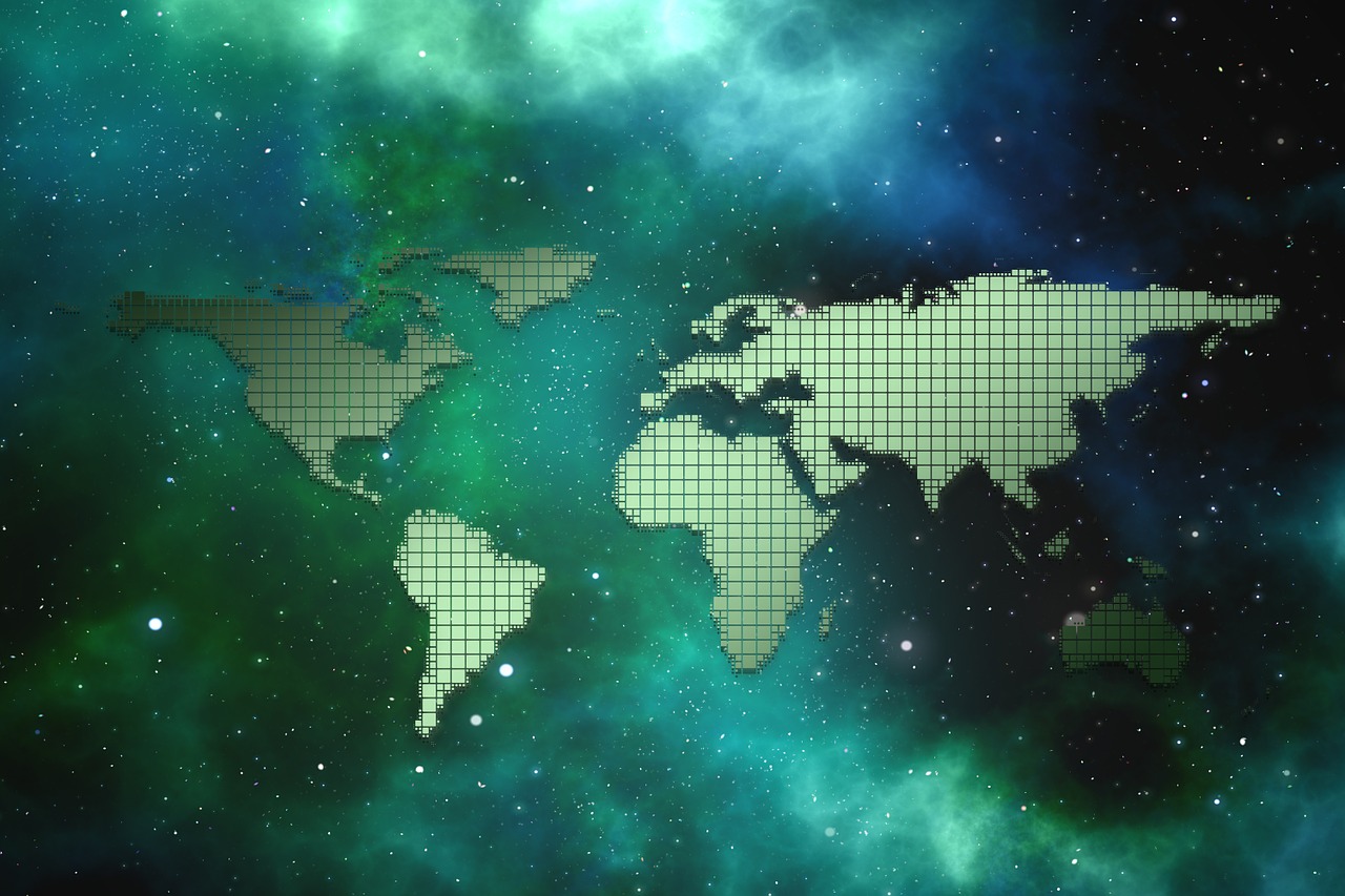 Žemė, Žemynai, Visi, Erdvė, Kosmosas, Globalisation, Gaublys, Pasaulis, Visuotinis, Žalias