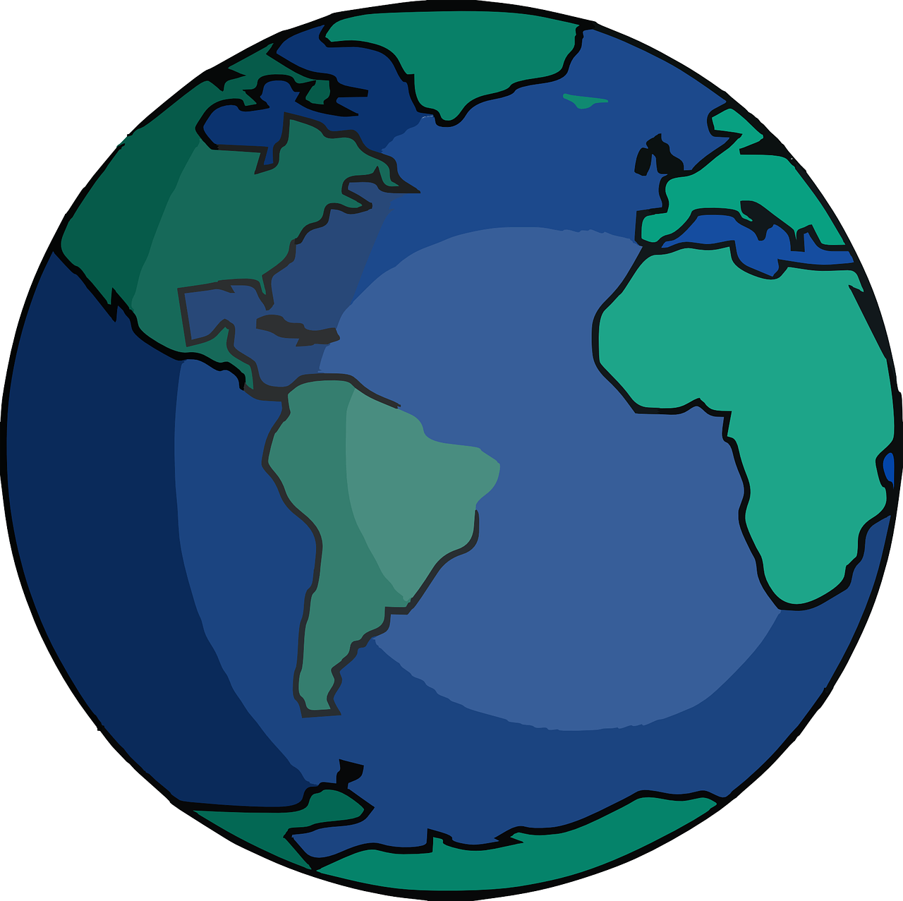 Žemė, Gaublys, Pasaulis, Tarptautinis, Planeta, Atlanto Vandenynas, Afrika, Pietų Amerika, Sfera, Visuotinis