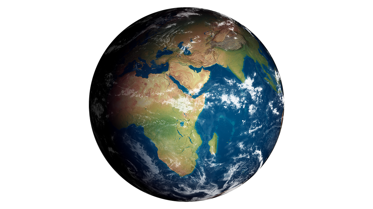 Žemė, Gaublys, Pasaulis, Afrika, Asija, Artimas Rytui, Indija, Orientuotis, Europa, Erdvė