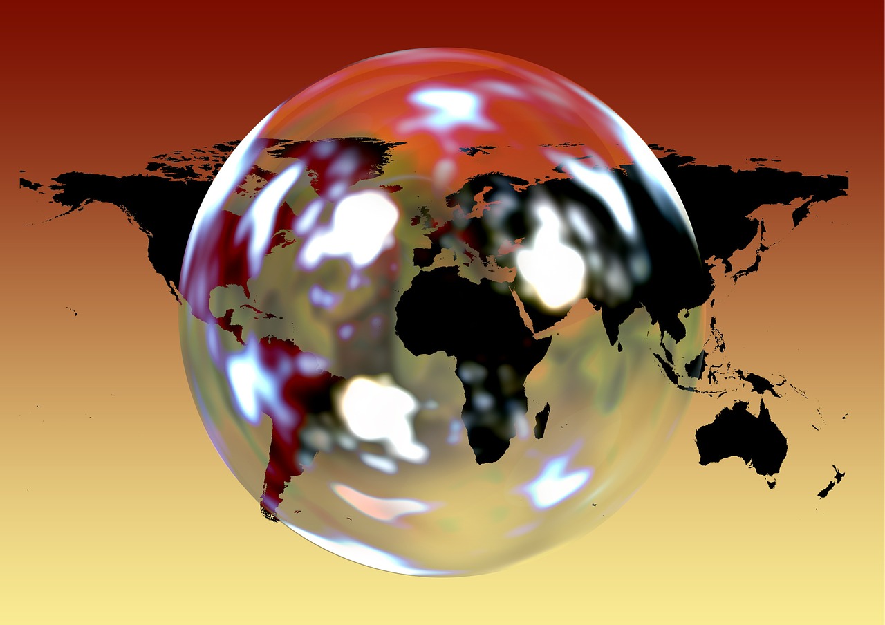 Žemė, Muilo Burbulas, Žemynai, Gaublys, Pasaulis, Visuotinis, Globalizacija, Pasaulio Žemėlapis, Žinios, Vaizdas