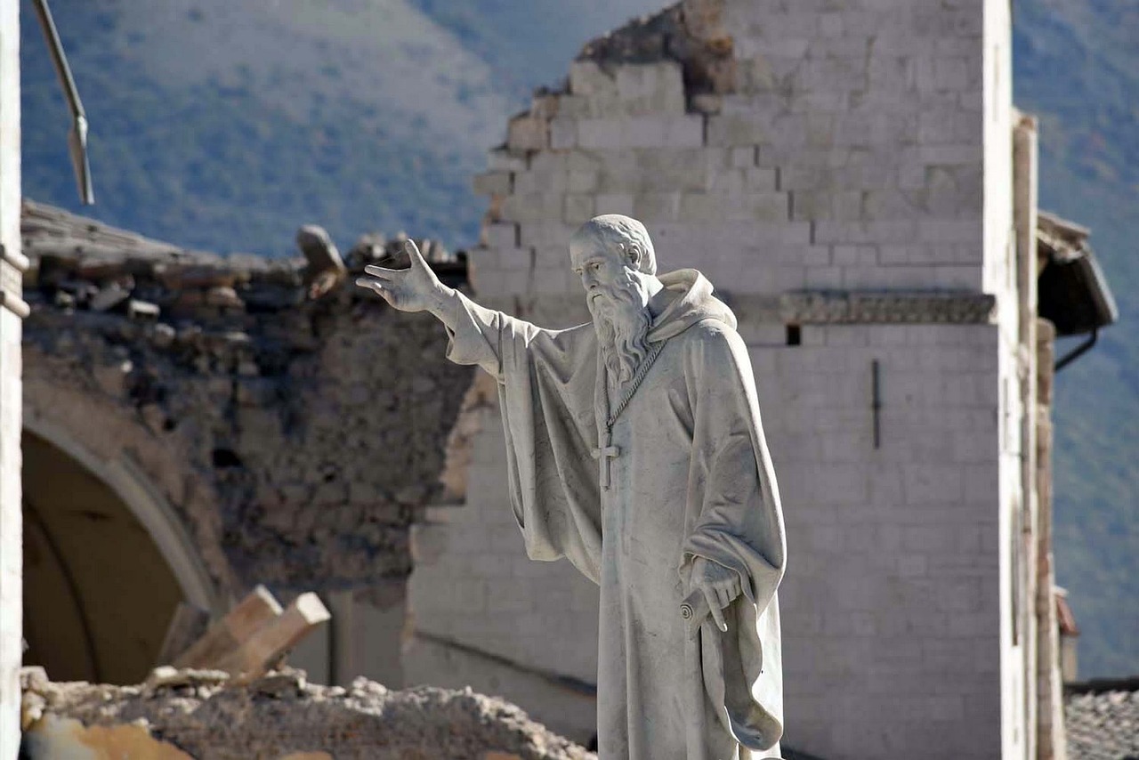 Žemės Drebėjimas Norcia, Žemės Drebėjimas Italijoje, Žemės Drebėjimas, Norcia, St Benedikto Žemės Drebėjimas, Nemokamos Nuotraukos,  Nemokama Licenzija