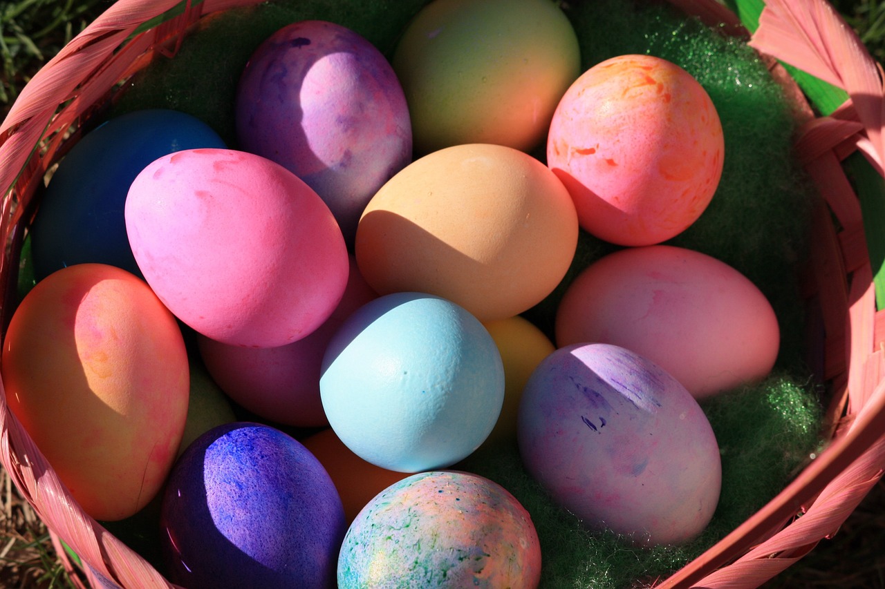 Kiaušiniai, Velykos, Krepšelis, Ieškoti Kiaušinių, Tradicija, Pagal Užsakymą, Geros Ir Laimingos Lengvosios Atostogos, Spalvingi Kiaušiniai, Spalvoti, Spalvos