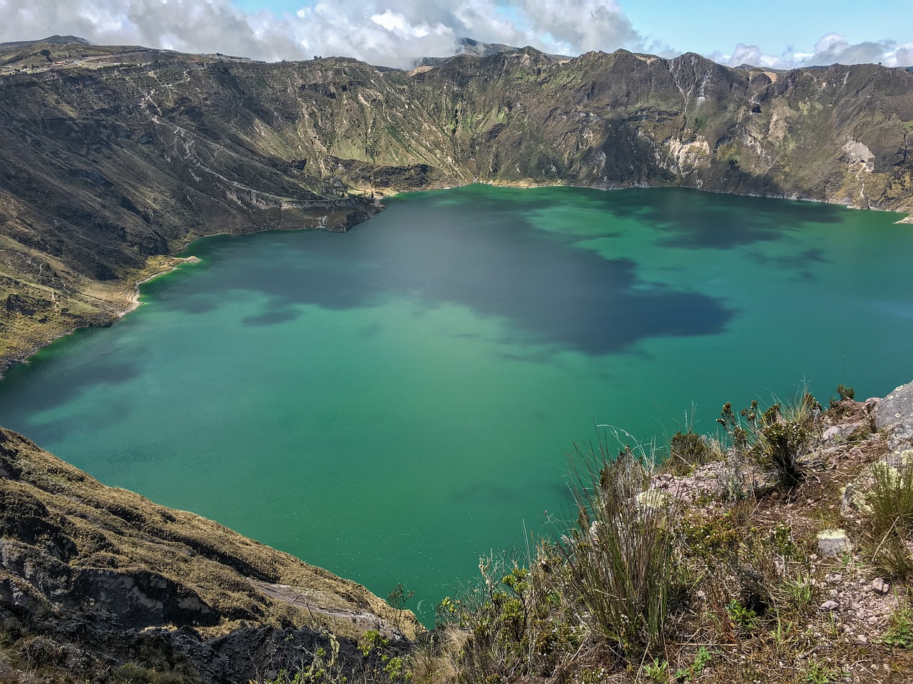 Ekvadoras,  Krateris Ežero,  Kraštovaizdis, Nemokamos Nuotraukos,  Nemokama Licenzija