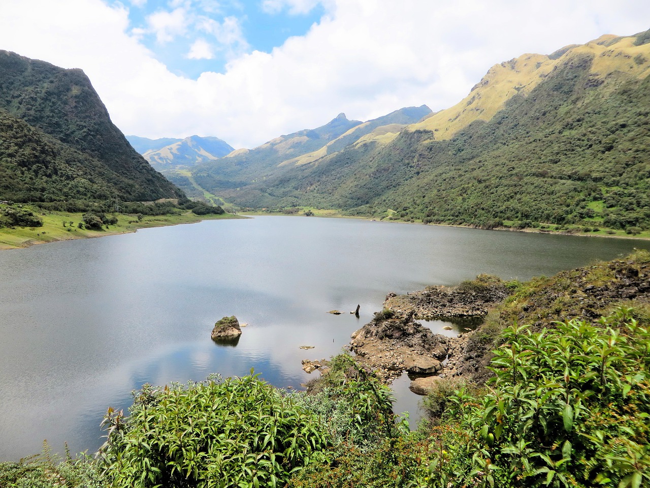 Ecuador, Ežeras, Andes, Kraštovaizdis, Kalnas, Nemokamos Nuotraukos,  Nemokama Licenzija