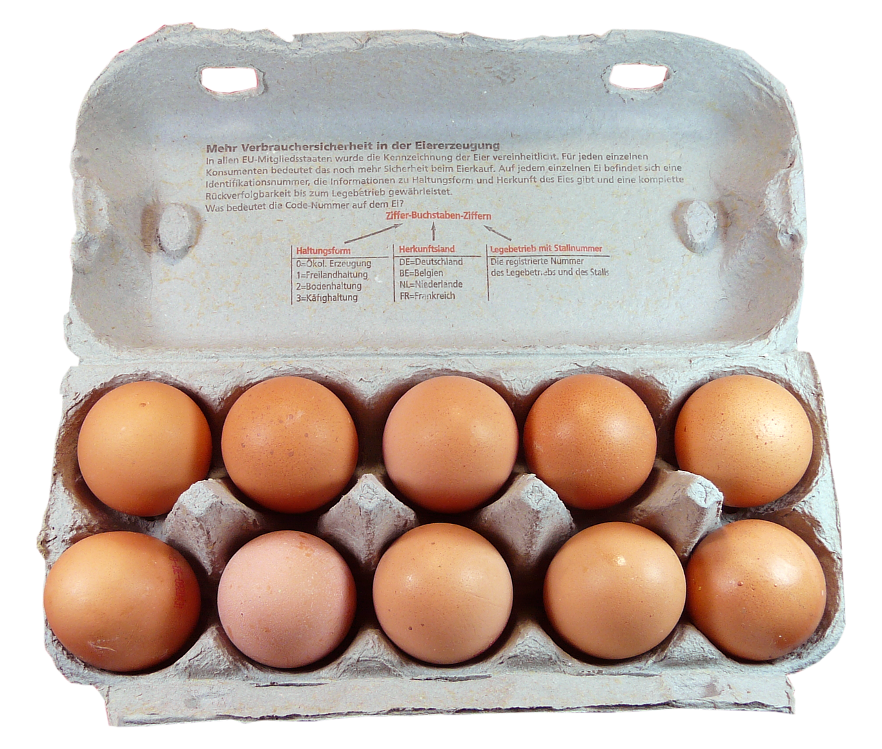 Kiaušinis, Paketas, Maistas, Kiaušinių Dėžutė, Kiaušinių Dėžutė, Vištienos Kiaušiniai, Rudieji Kiaušiniai, 10Er Pakuotė, Nemokamos Nuotraukos,  Nemokama Licenzija
