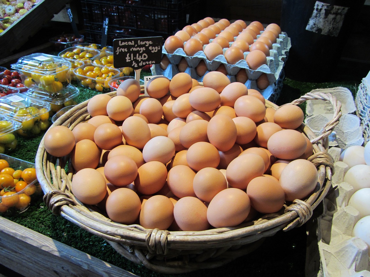 Kiaušiniai, Ūkio Parduotuvė, Ekologiškas, Sveikas, Ingredientas, Pusryčiai, Turgus, Nemokamos Nuotraukos,  Nemokama Licenzija