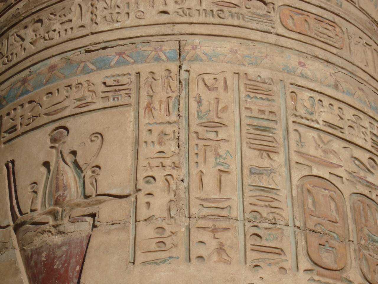 Egiptas, Hieroglifas, Stulpelis, Nemokamos Nuotraukos,  Nemokama Licenzija