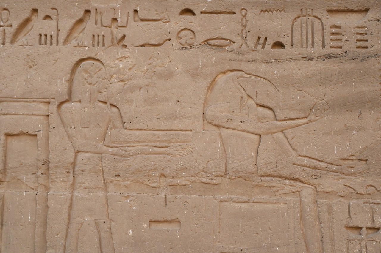 Egiptas, Šventykla, Hieroglifai, Senovės Laikai, Nile, Šventyklos Kompleksas, Pharaonic, Istoriškai, Karnakas, Dykuma