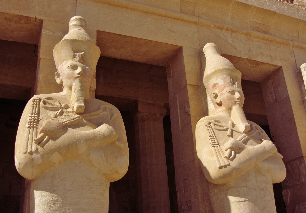 Egiptas, Deir El Bahari, Kultūra, Egyptian, Hatsepsut, Skulptūra, Statula, Paminklas, Akmuo, Moterys