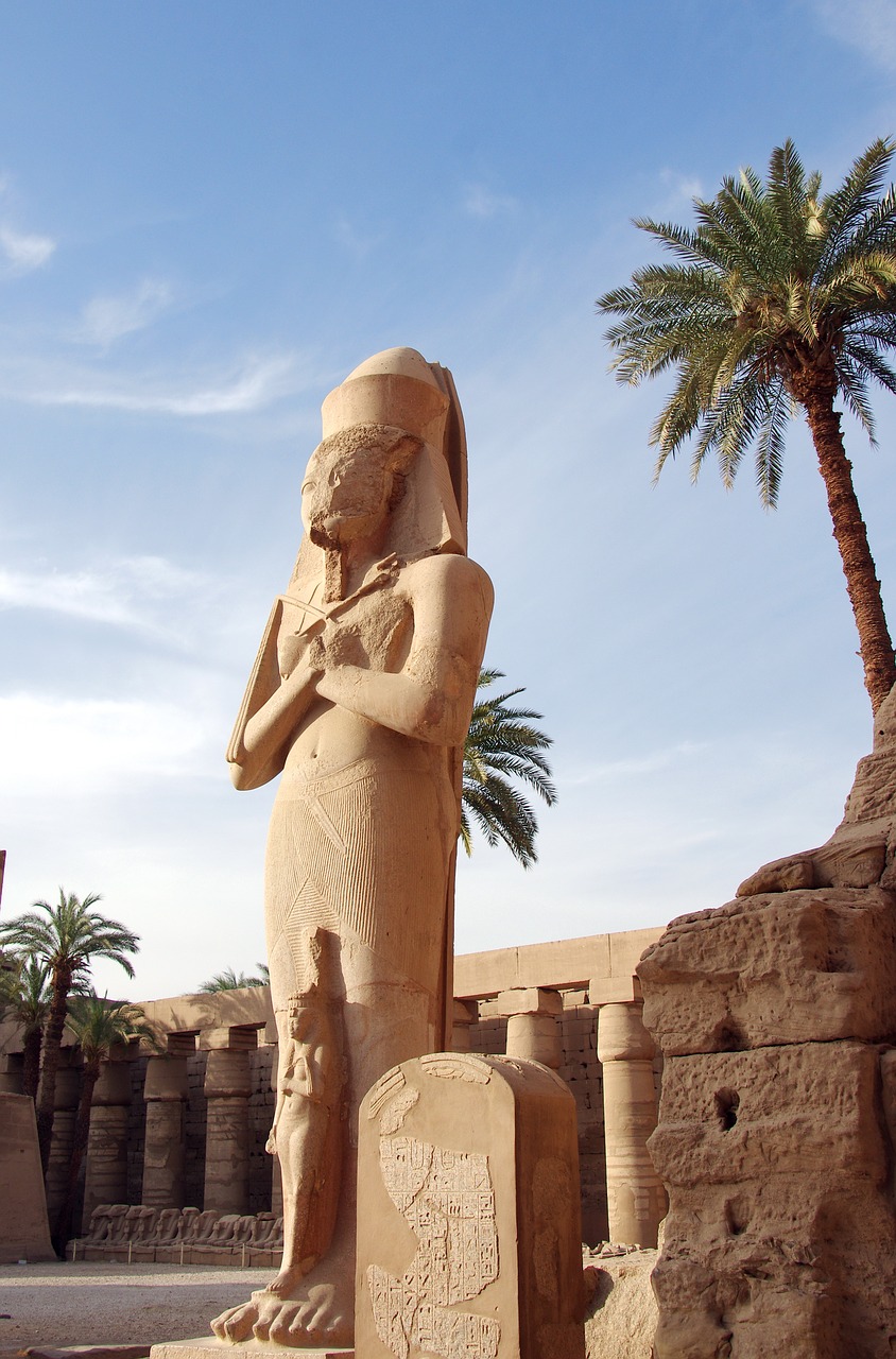 Egiptas,  Karnako,  Šventykla,  Faraonas,  Statula,  Akmuo,  Royal Žmona,  Kelionė,  Architektūra,  Istorija