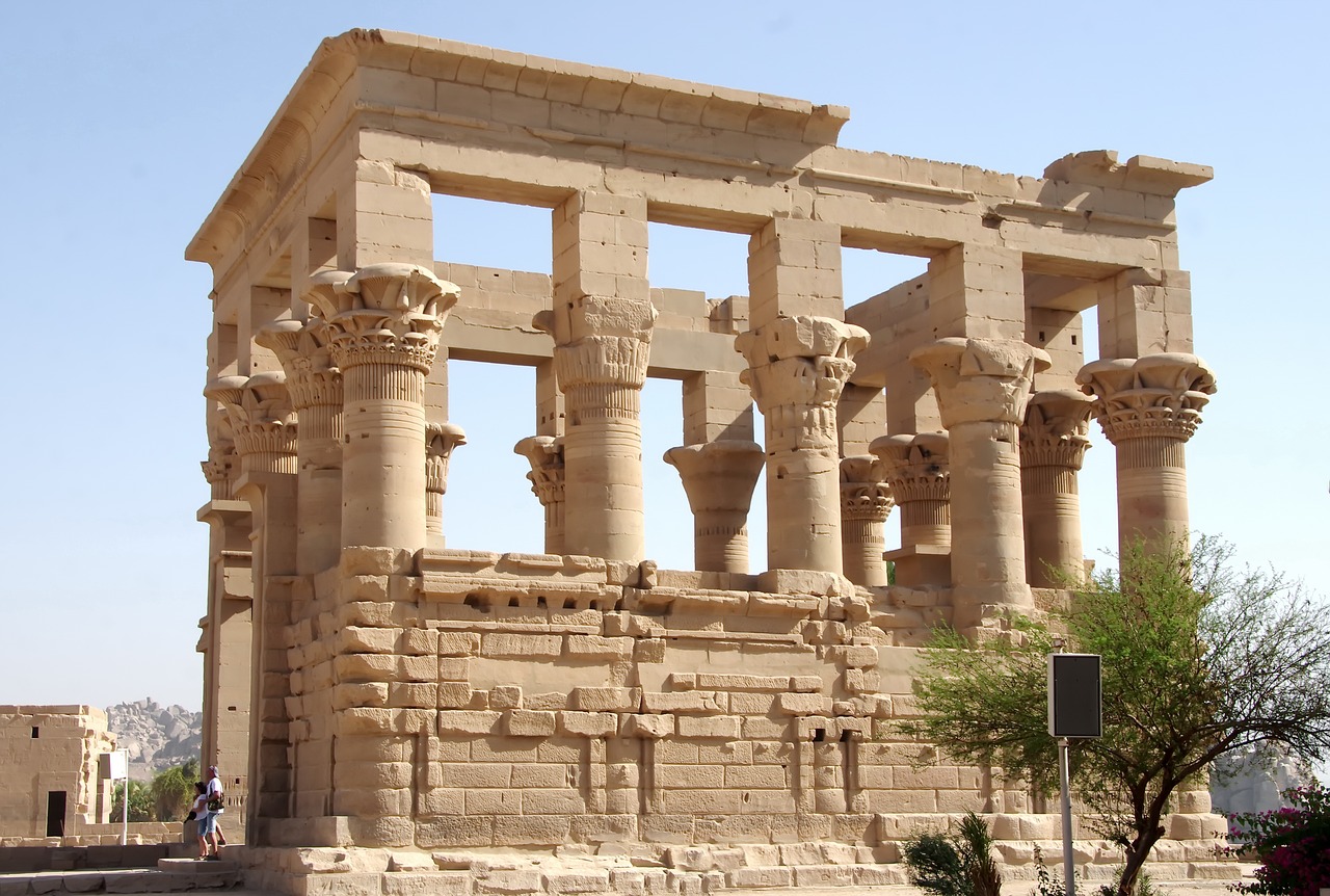 Egiptas,  Aswan,  File,  Šventykla,  Kioskas,  Trajanas,  Romos,  Senovinis,  Architektūra,  Archeologija