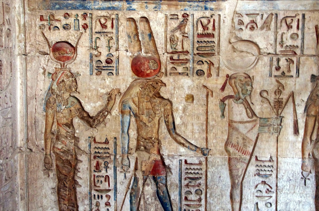 Egiptas,  Kapas,  Deir-El-Medina,  Hieroglifai,  Isis,  Horus,  Osiris,  Dievybės,  Senovinis,  Kultūra