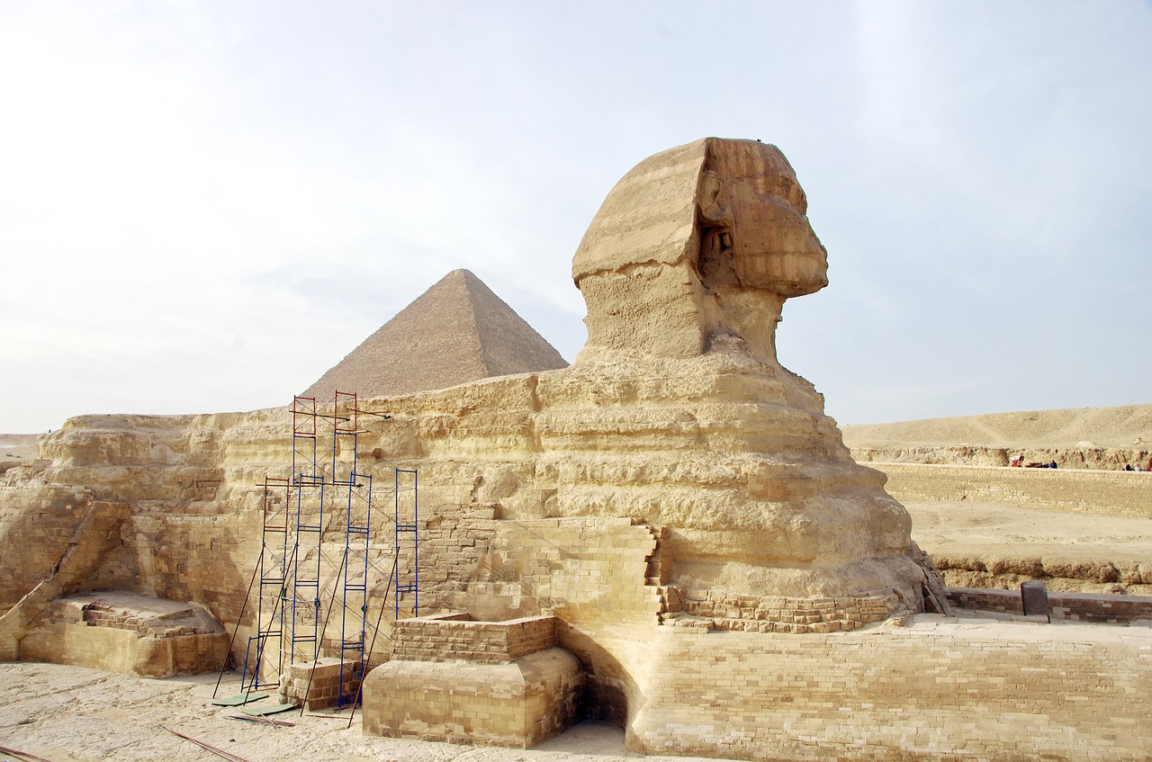 Egiptas,  Sphinx,  Gizeh,  Statula,  Archeologija,  Senovinis,  Liūtas,  Faraonas,  2500Ac,  Žvėrtakiai