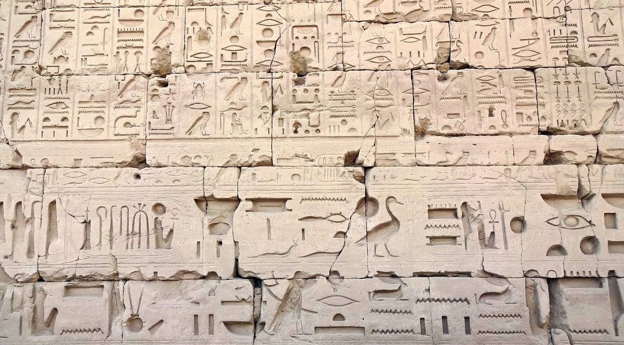 Egiptas,  Karnako,  Hieroglifai,  Rašymas,  Pierre,  Archeologija,  Istorija,  Buvęs,  Sienos Akmens, Nemokamos Nuotraukos