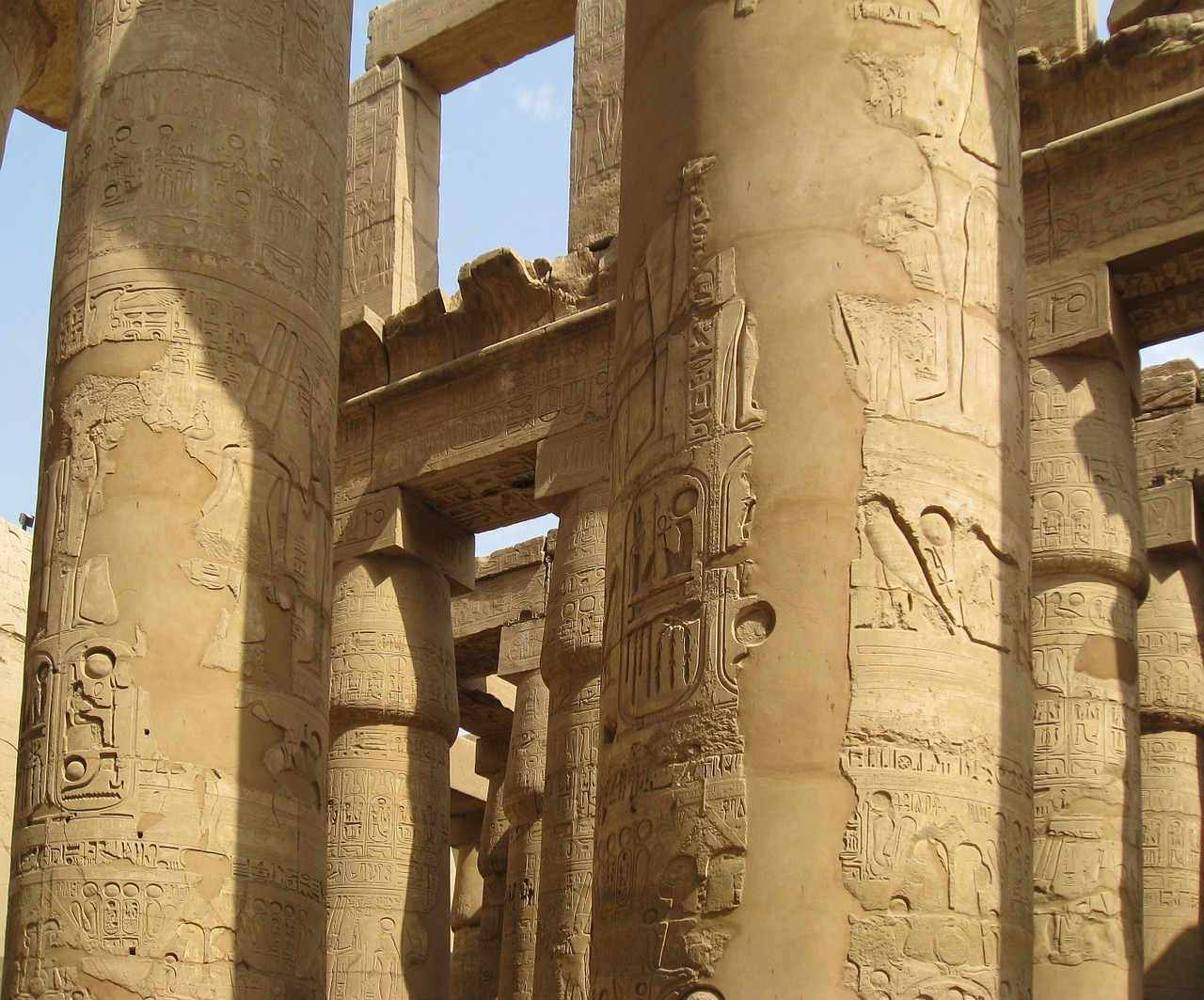 Egiptas, Luxor, Šventykla, Stulpeliai, Nemokamos Nuotraukos,  Nemokama Licenzija