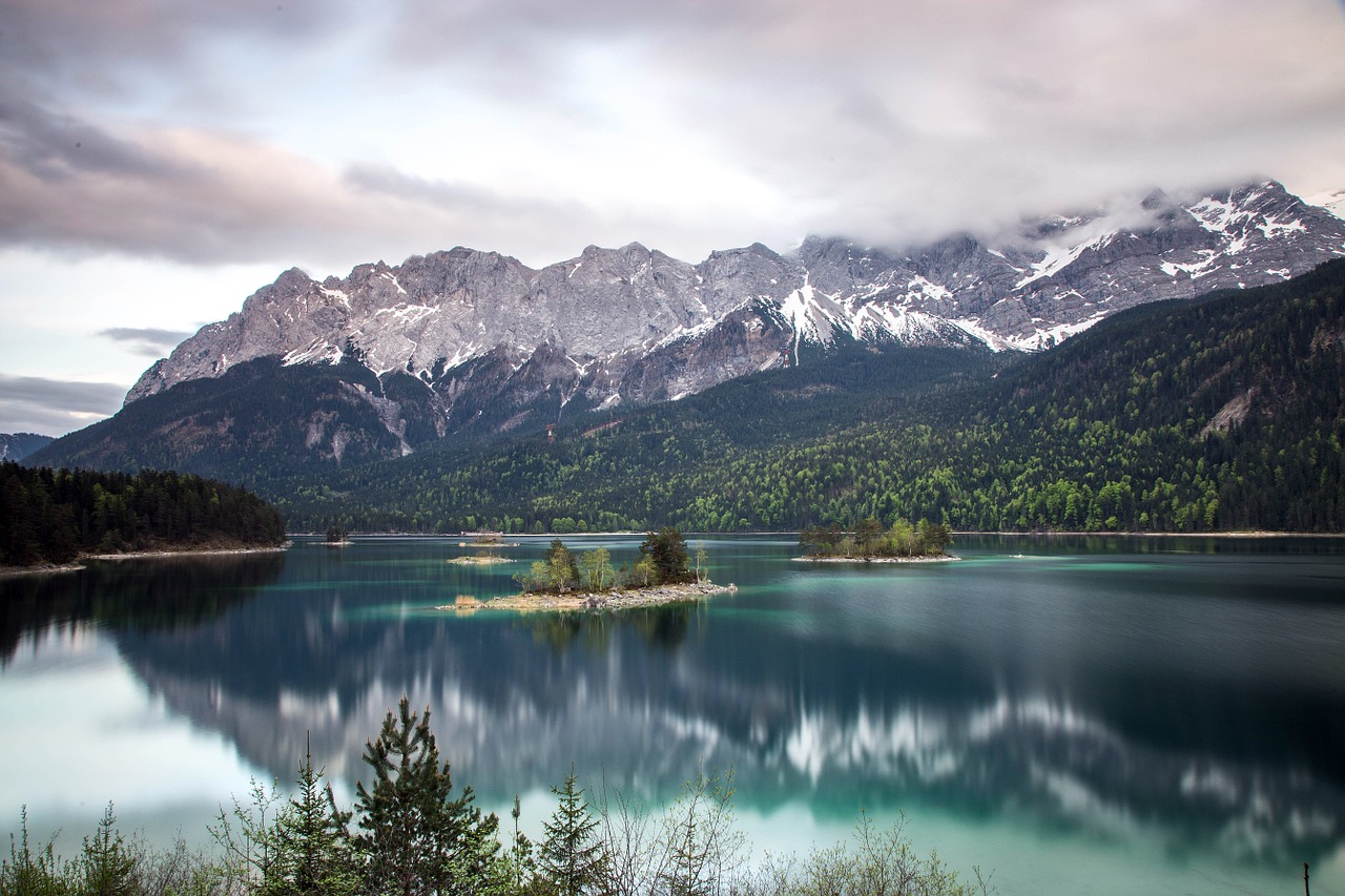 Eibsee,  Kalnai,  Kraštovaizdis,  Miškas, Nemokamos Nuotraukos,  Nemokama Licenzija