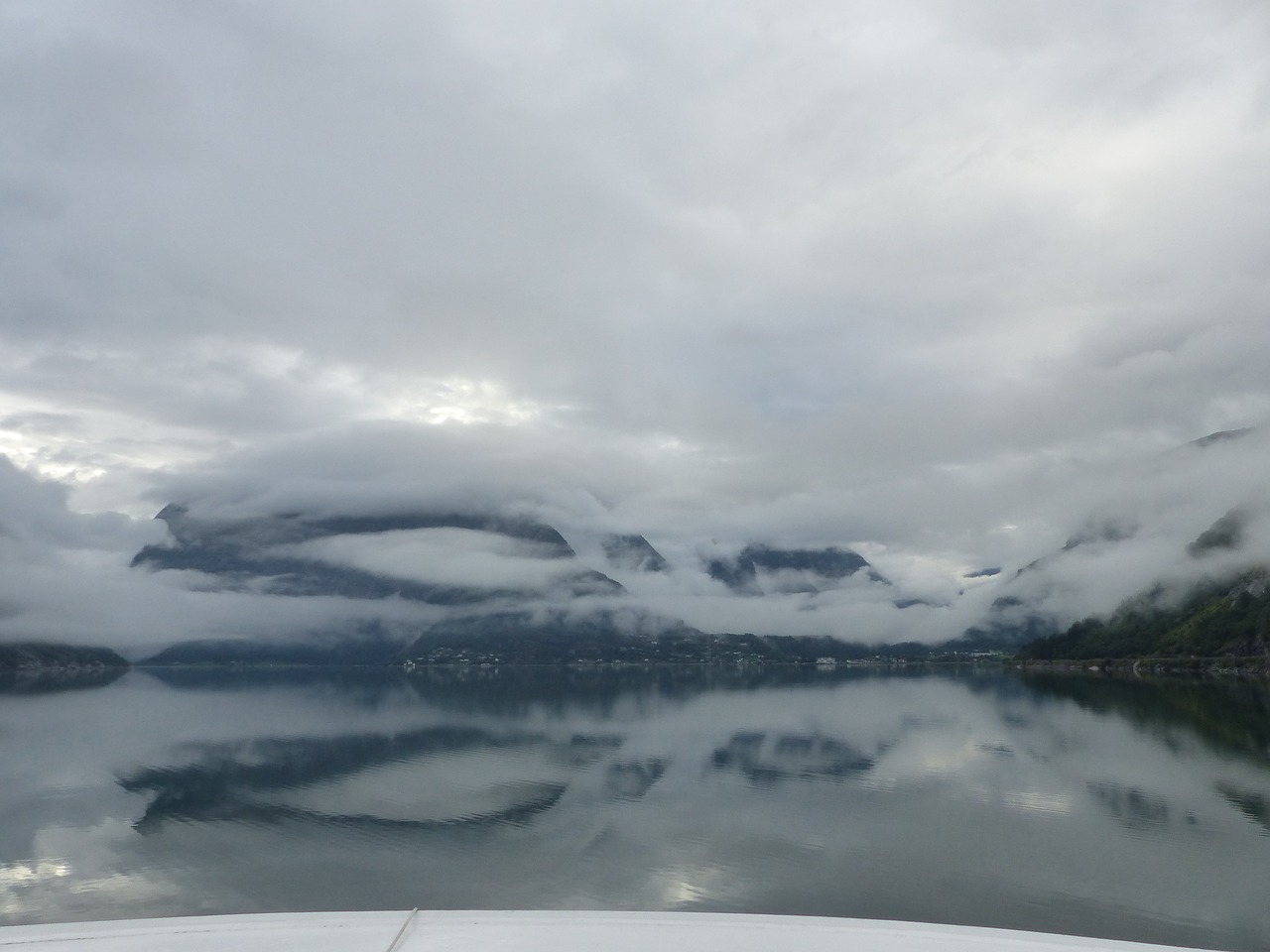 Eidfjord, Norvegija, Fjordai, Debesys, Aušra, Nemokamos Nuotraukos,  Nemokama Licenzija