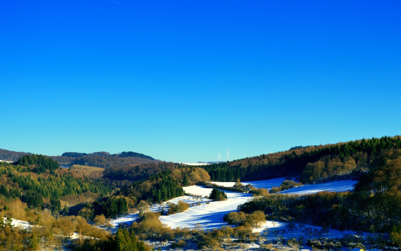 Eifel, Schneifel, Kraštovaizdis, Vokietija, Šventė, Gamta, Dangus, Idiliškas, Žiema, Žygis