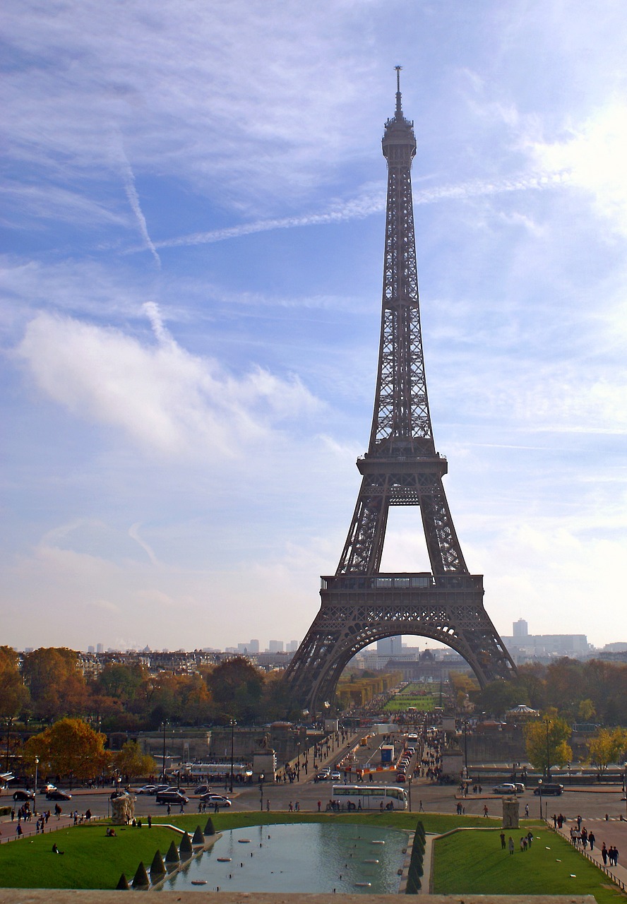 Eifelio Bokštas, Bokštas, Dizaino, Pastatas, Architektūra, Miestas, France, Paris, Plieno Konstrukcija, Parkas