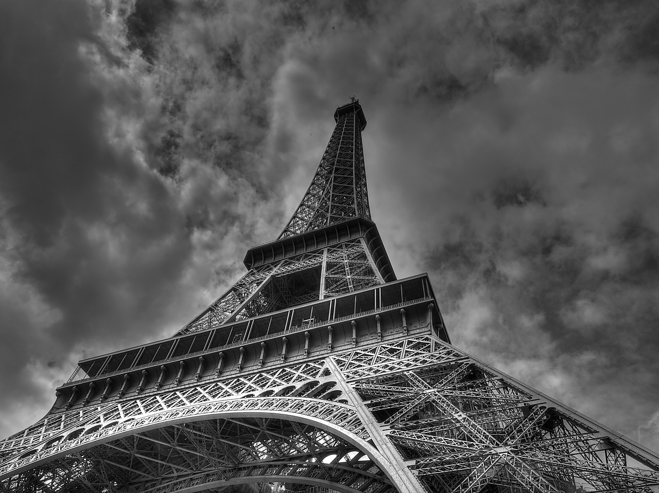 Eifelio Bokštas, Paris, France, Pasaulio Mugė, Architektūra, Bokštas, Plieno Konstrukcija, Plienas, Orientyras, Lankytinos Vietos