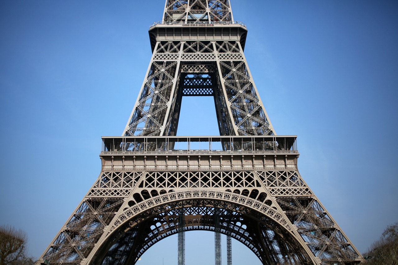 Eifelio Bokštas, Paris, Architektūra, Bokštas, France, Orientyras, Europa, Prancūzų Kalba, Miestas, Žinomas