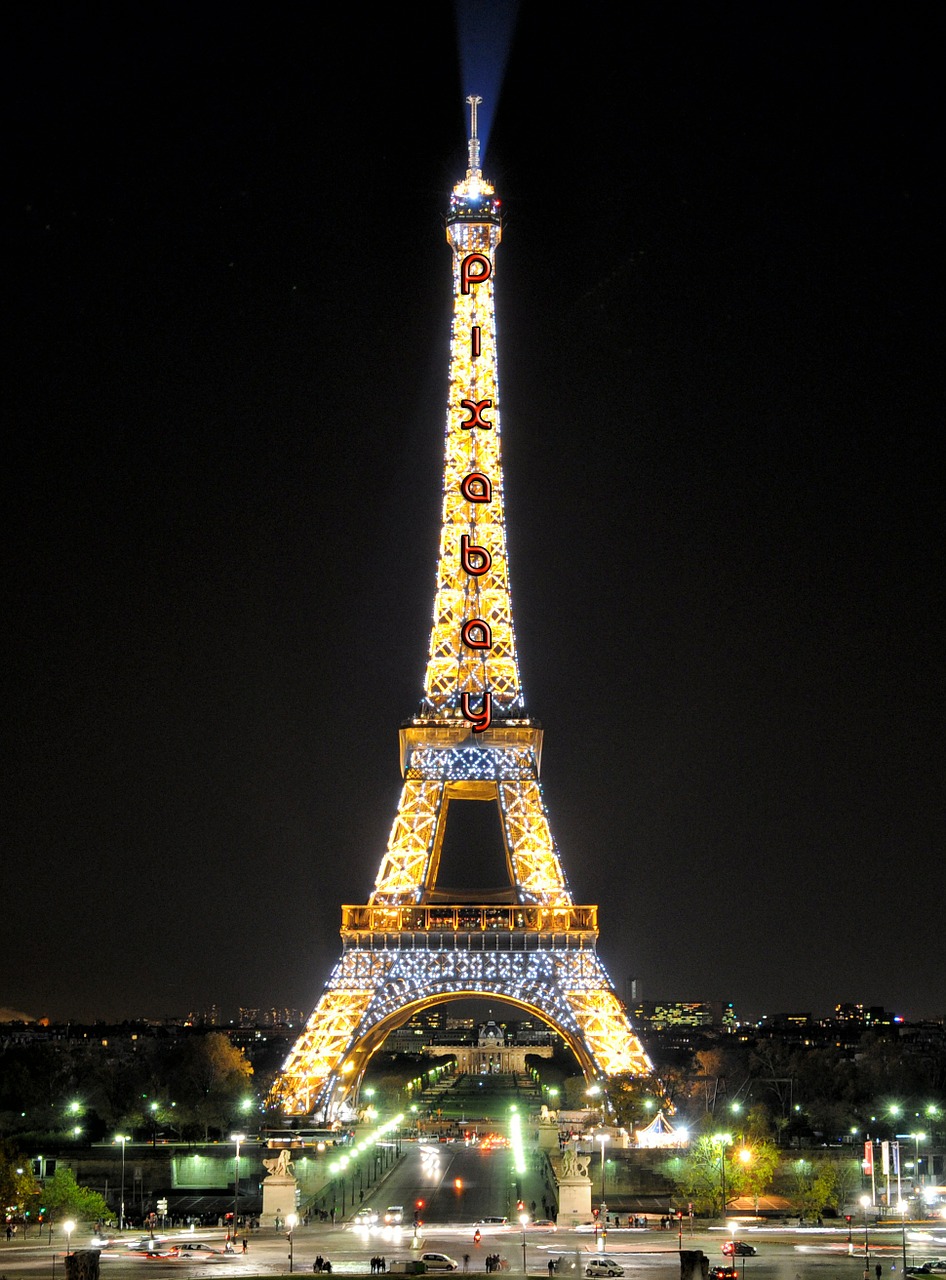 Eifelio Bokštas, Pixabay, Žibintai, Paris, Paminklas, Architektūra, Mirgėjimas, Nemokamos Nuotraukos,  Nemokama Licenzija