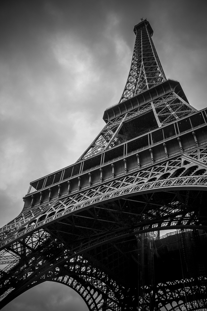 Eifelio Bokštas,  Paris,  Bokštas,  Eifelis,  France,  Architektūra,  Europa,  Orientyras,  Žinomas,  Prancūzų Kalba