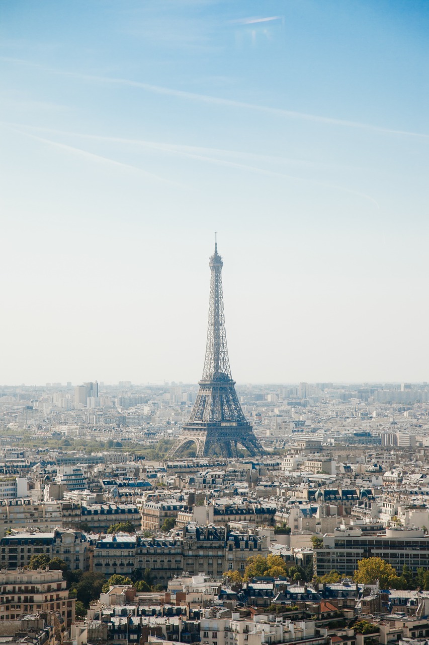 Eifelio Bokštas, Paris, Miesto Panorama, France, Miestas, Architektūra, Orientyras, Europa, Žinomas, Pastatas