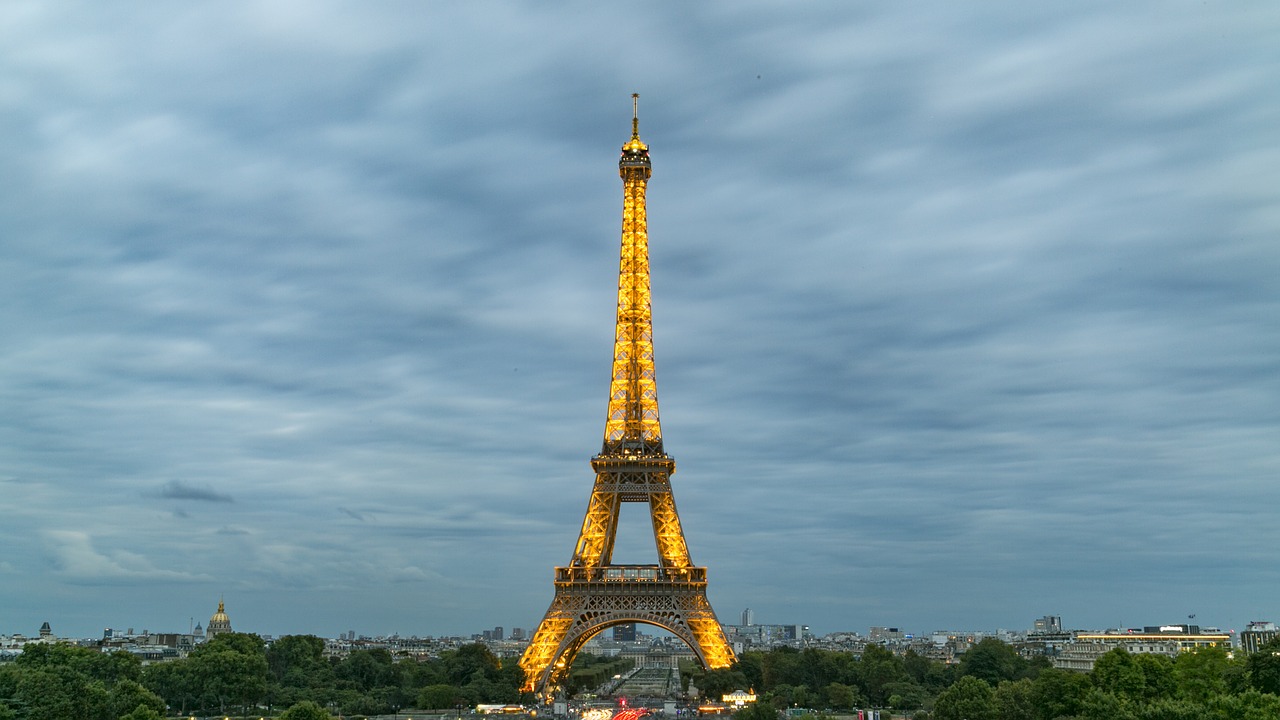 Eifelio Bokštas, Naktinis Vaizdas, Paris, Nemokamos Nuotraukos,  Nemokama Licenzija