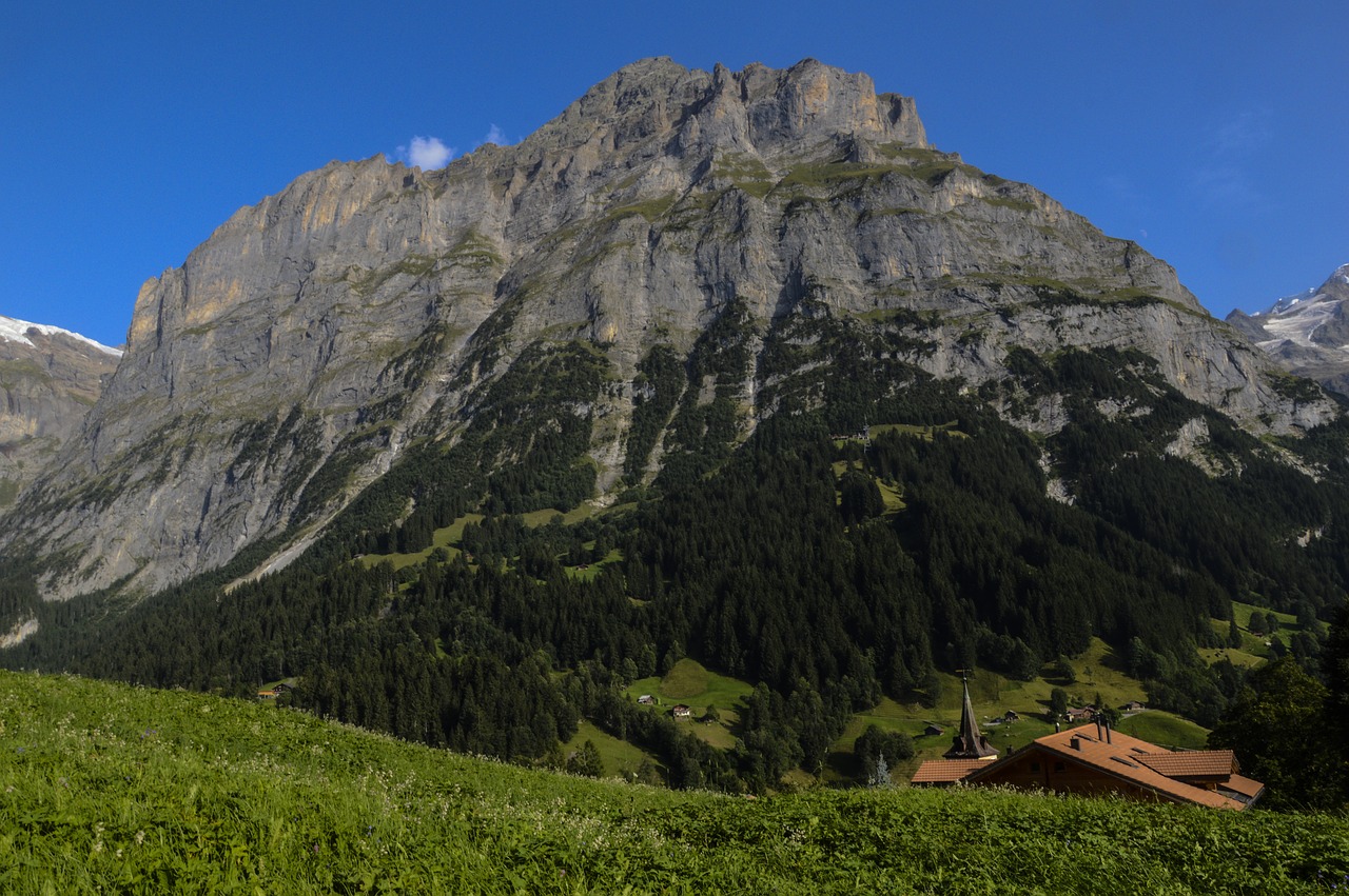 Eigero Šiaurinis Veidas, Grindelwald, Swiss Alps, Wetterhorn, Kleine Scheidegg, Šveicarija, Šiaurinė Siena, Alpių, Kalnai, Sniegas