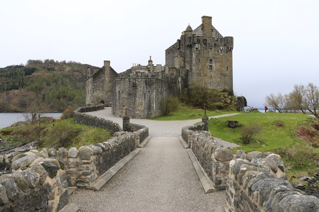 Eilean Donan Pilis, Pilis, Škotija, Nemokamos Nuotraukos,  Nemokama Licenzija