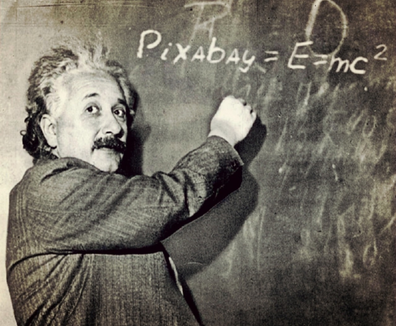 Einšteinas, Profesorius, Humoras, Formulė, Nobelio Premijos Laureatas, Vyras, Reliatyvumo Teorija, Lenta, Genijus, Palikti